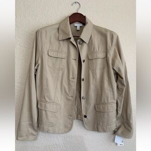 Charter club tan large blazer. New with tag.
